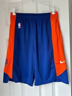 Nike NBA NY Knicks New York Basketball Shorts Size Large